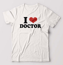 Load image into Gallery viewer, I LOVE DOCTOR T-Shirt for Men-White-Ektarfa.online
