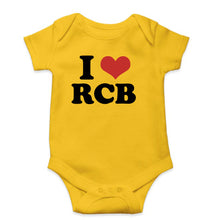 Load image into Gallery viewer, I LOVE RCB Romper For Baby Boy/Girl-Yellow-Ektarfa.online
