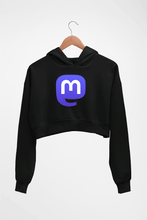 Load image into Gallery viewer, Mastodon Crop HOODIE FOR WOMEN-Black-Ektarfa.online
