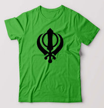 Load image into Gallery viewer, sikh T-Shirt for Men-flag green-Ektarfa.online
