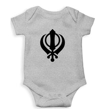 Load image into Gallery viewer, sikh Romper For Baby Boy/Girl-Grey-Ektarfa.online
