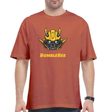 Load image into Gallery viewer, Transformers Bumblebee Oversized T-Shirt for Men-Coral-Ektarfa.online
