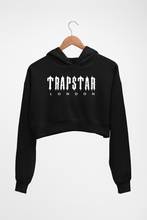Load image into Gallery viewer, Trapstar Crop HOODIE FOR WOMEN-Black-Ektarfa.online
