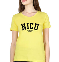 Load image into Gallery viewer, NICU crew T-Shirt for Women-Yellow-Ektarfa.online
