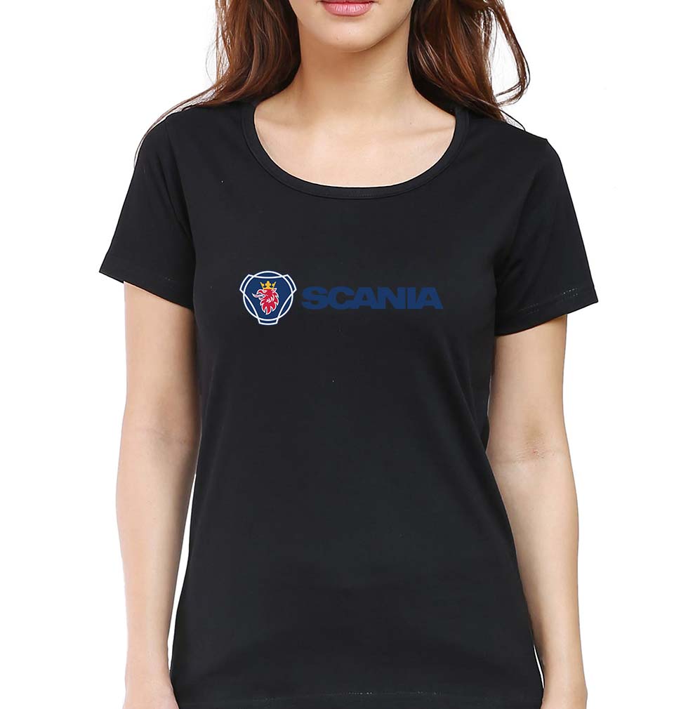 Scania T-Shirt for Women-Black-Ektarfa.online