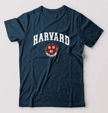 Load image into Gallery viewer, Harvard T-Shirt for Men-Petrol Blue-Ektarfa.online
