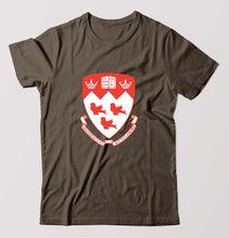 Load image into Gallery viewer, McGill University T-Shirt for Men-Olive Green-Ektarfa.online
