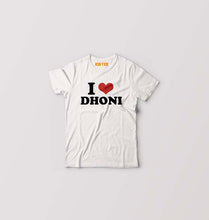 Load image into Gallery viewer, I LOVE DHONI T-Shirt for Boy/Girl-White-Ektarfa.online
