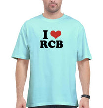 Load image into Gallery viewer, I LOVE RCB Oversized T-Shirt for Men
