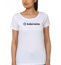 Load image into Gallery viewer, Kubernetes T-Shirt for Women-White-Ektarfa.online

