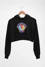Load image into Gallery viewer, bits pilani Crop HOODIE FOR WOMEN-Black-Ektarfa.online
