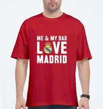 Load image into Gallery viewer, Love Real Madrid Oversized T-Shirt for Men-Red-Ektarfa.online
