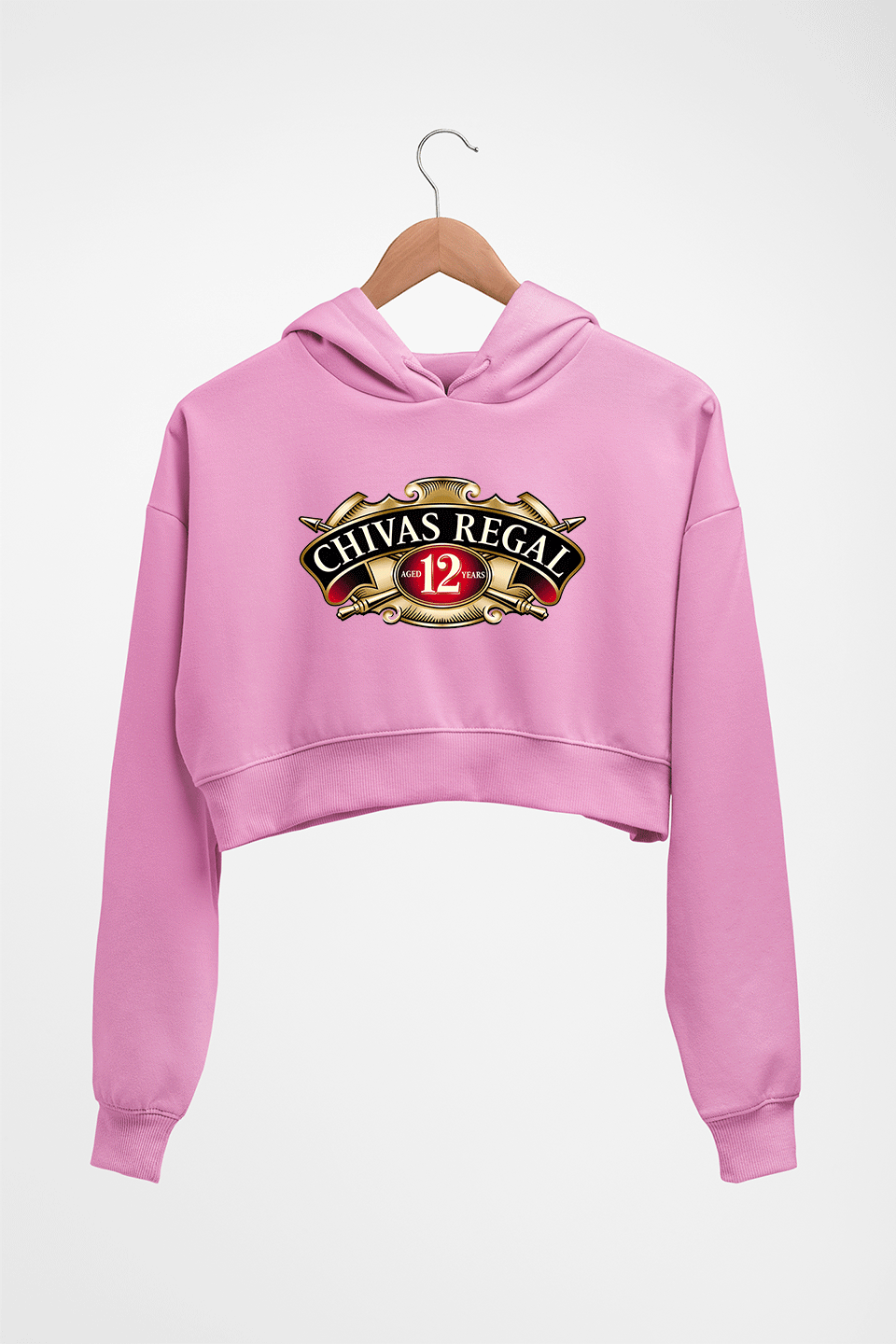 chivas rega Crop HOODIE FOR WOMEN-Light Baby Pink-Ektarfa.online