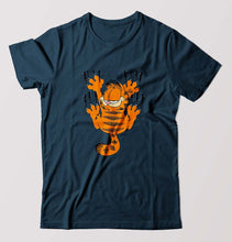 Load image into Gallery viewer, Garfield T-Shirt for Men-Petrol Blue-Ektarfa.online
