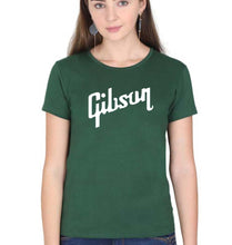 Load image into Gallery viewer, gibson T-Shirt for Women-Dark Green-Ektarfa.online
