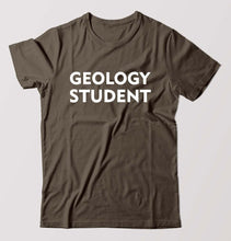 Load image into Gallery viewer, Geology Student T-Shirt for Men-Olive Green-Ektarfa.online
