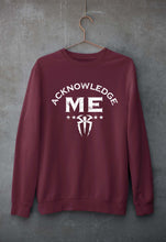 Load image into Gallery viewer, wwe roman reigns acknowledge me Unisex Sweatshirt for Men/Women-Maroon-Ektarfa.online
