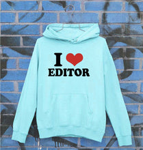Load image into Gallery viewer, I LOVE EDITOR Hoodie for Men/Women
