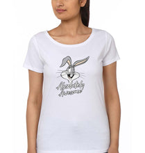 Load image into Gallery viewer, bugs bunny T-Shirt for Women-White-Ektarfa.online
