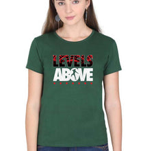 Load image into Gallery viewer, levels above roman reigns T-Shirt for Women-Dark Green-Ektarfa.online
