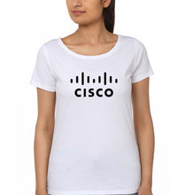 Load image into Gallery viewer, cisco T-Shirt for Women-White-Ektarfa.online
