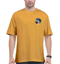 Load image into Gallery viewer, Isro Oversized T-Shirt for Men-Golden Yellow-Ektarfa.online
