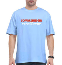 Load image into Gallery viewer, terminator Oversized T-Shirt for Men-Baby Blue-Ektarfa.online
