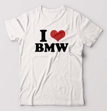 Load image into Gallery viewer, I LOVE BMW T-Shirt for Men-White-Ektarfa.online
