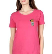 Load image into Gallery viewer, Chill guy T-Shirt for Women-Pink-Ektarfa.online
