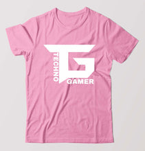 Load image into Gallery viewer, Techno Gamer T-Shirt for Men-Light Baby Pink-Ektarfa.online

