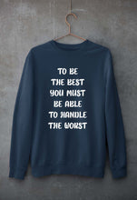 Load image into Gallery viewer, Be the Best Unisex Sweatshirt for Men/Women-Navy Blue-Ektarfa.online
