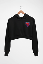 Load image into Gallery viewer, Odisha FC Crop HOODIE FOR WOMEN-Black-Ektarfa.online
