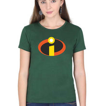 Load image into Gallery viewer, Incredibles T-Shirt for Women-Dark Green-Ektarfa.online
