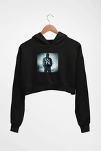 Load image into Gallery viewer, Alan Walker Crop HOODIE FOR WOMEN-Black-Ektarfa.online
