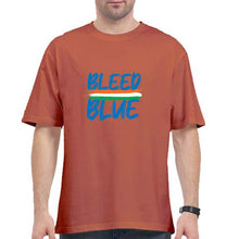 Load image into Gallery viewer, bleed blue Oversized T-Shirt for Men-Coral-Ektarfa.online
