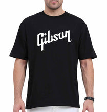 Load image into Gallery viewer, gibson Oversized T-Shirt for Men-Black-Ektarfa.online

