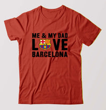 Load image into Gallery viewer, Love Barcelona T-Shirt for Men-Brick Red-Ektarfa.online
