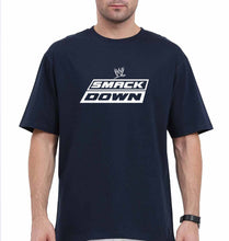 Load image into Gallery viewer, smackdown Oversized T-Shirt for Men-Navy Blue-Ektarfa.online
