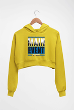 Load image into Gallery viewer, jey uso Crop HOODIE FOR WOMEN-Mustard Yellow-Ektarfa.online

