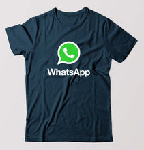 Load image into Gallery viewer, WhatsApp T-Shirt for Men-Petrol Blue-Ektarfa.online
