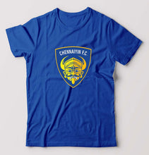 Load image into Gallery viewer, chennaiyin FC T-Shirt for Men-Royal Blue-Ektarfa.online
