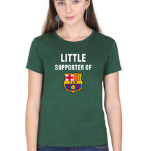 Load image into Gallery viewer, Little Supporter Barcelona T-Shirt for Women-Dark Green-Ektarfa.online

