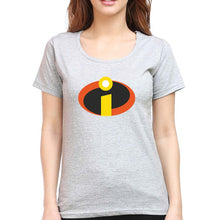 Load image into Gallery viewer, Incredibles T-Shirt for Women-Grey Melange-Ektarfa.online
