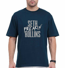 Load image into Gallery viewer, Seth Rollins Oversized T-Shirt for Men-Petrol Blue-Ektarfa.online
