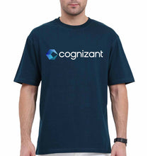 Load image into Gallery viewer, Cognizant Oversized T-Shirt for Men-Petrol Blue-Ektarfa.online
