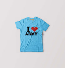 Load image into Gallery viewer, I LOVE ARMY T-Shirt for Boy/Girl-Light Blue-Ektarfa.online
