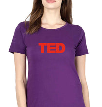 Load image into Gallery viewer, TED T-Shirt for Women-Purple-Ektarfa.online
