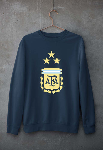 Argentina Football Unisex Sweatshirt for Men/Women-Navy Blue-Ektarfa.online