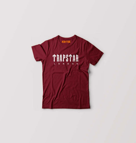 Trapstar T-Shirt for Boy/Girl-Maroon-Ektarfa.online