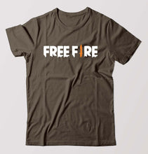 Load image into Gallery viewer, free fire T-Shirt for Men-Olive Green-Ektarfa.online
